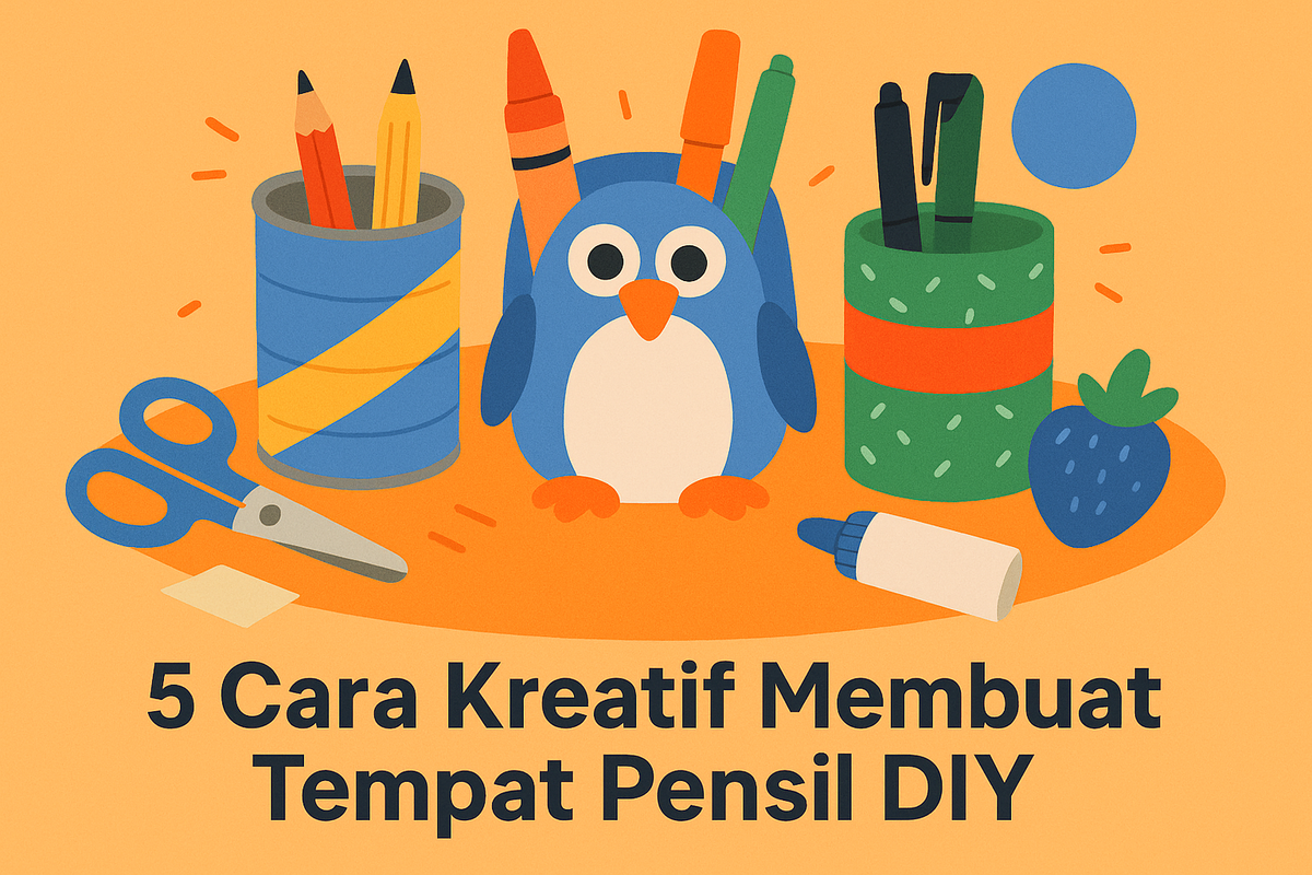 5 Cara Kreatif Membuat Tempat Pensil DIY: Seru, Mudah, dan Ramah Lingkungan
