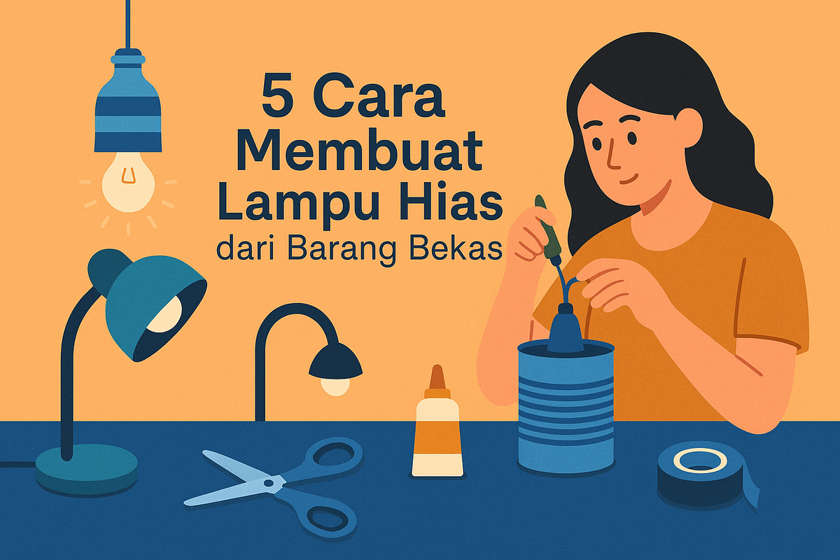 5 Cara Membuat Lampu Hias dari Barang Bekas: Bikin Rumah Makin Estetik dan Ramah Lingkungan