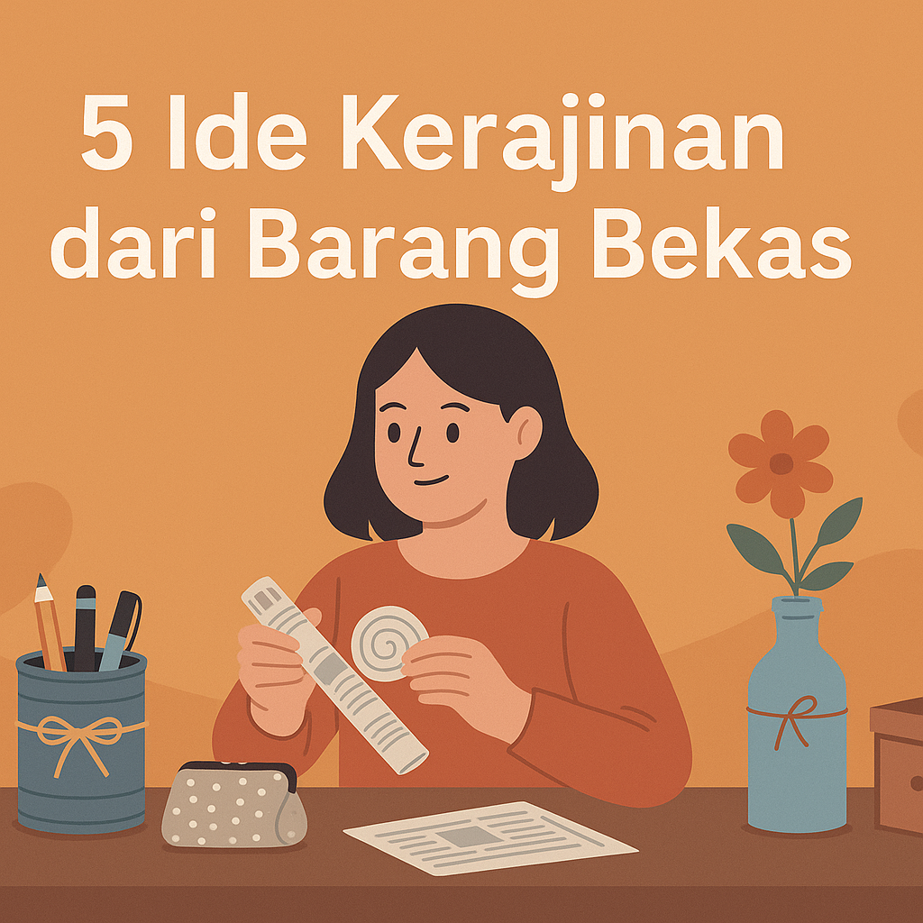 5 Ide Kerajinan dari Barang Bekas yang Kreatif dan Bermanfaat