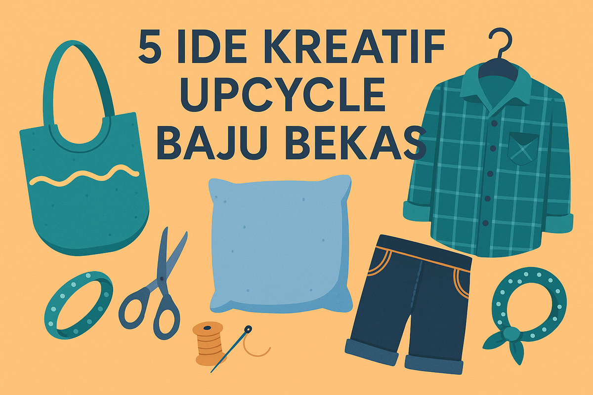 5 Ide Kreatif Upcycle Baju Bekas: Gaya Baru Tanpa Belanja Baru