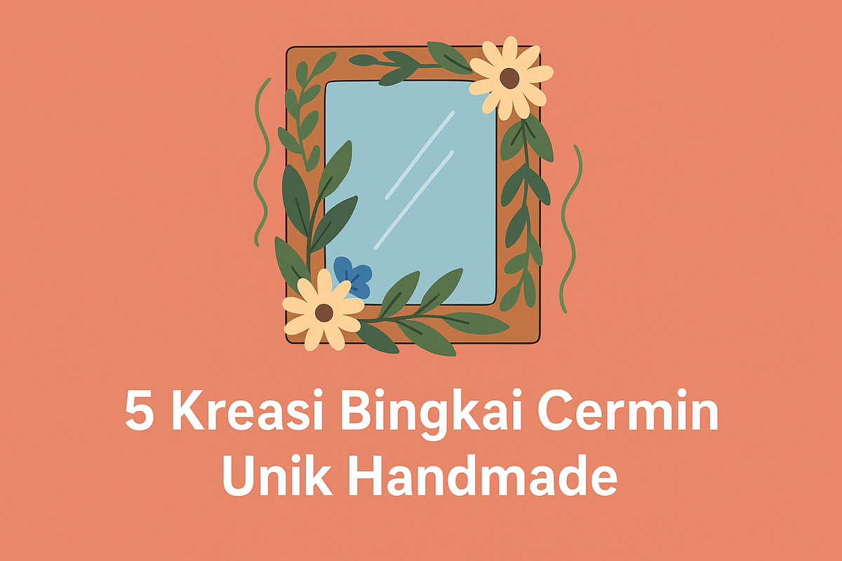 5 Kreasi Bingkai Cermin Unik Handmade: Tambah Estetika, Kurangi Sampah