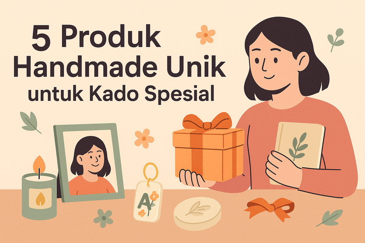 5 Produk Handmade Unik untuk Kado Spesial