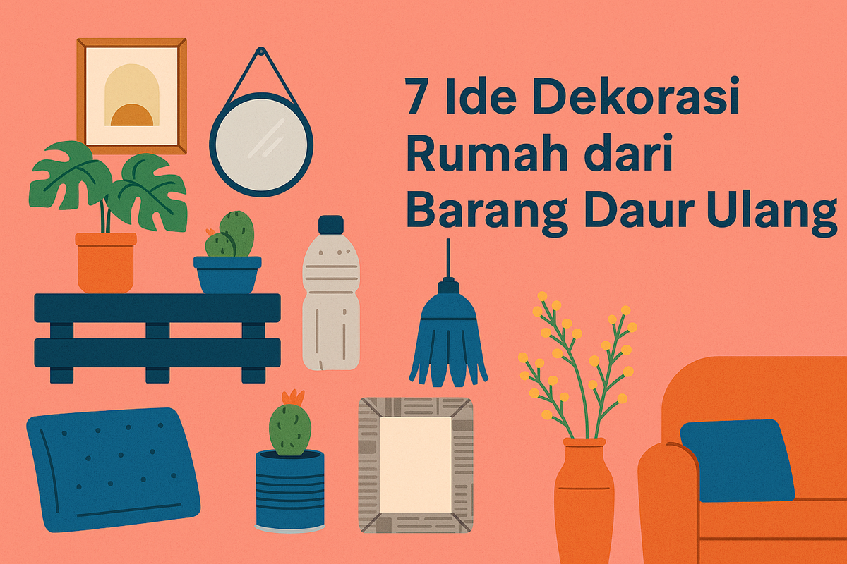 7 Ide Dekorasi Rumah dari Barang Daur Ulang yang Unik dan Estetik