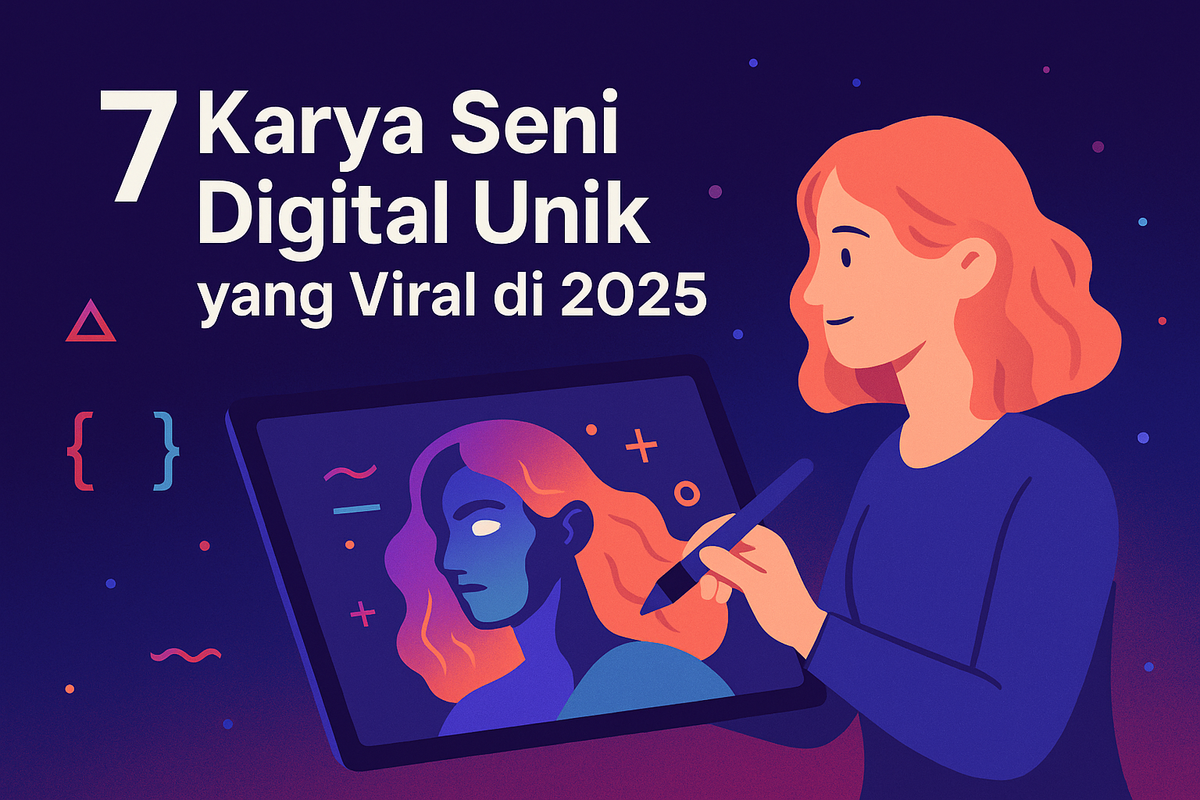 7 Karya Seni Digital Unik yang Viral di 2025