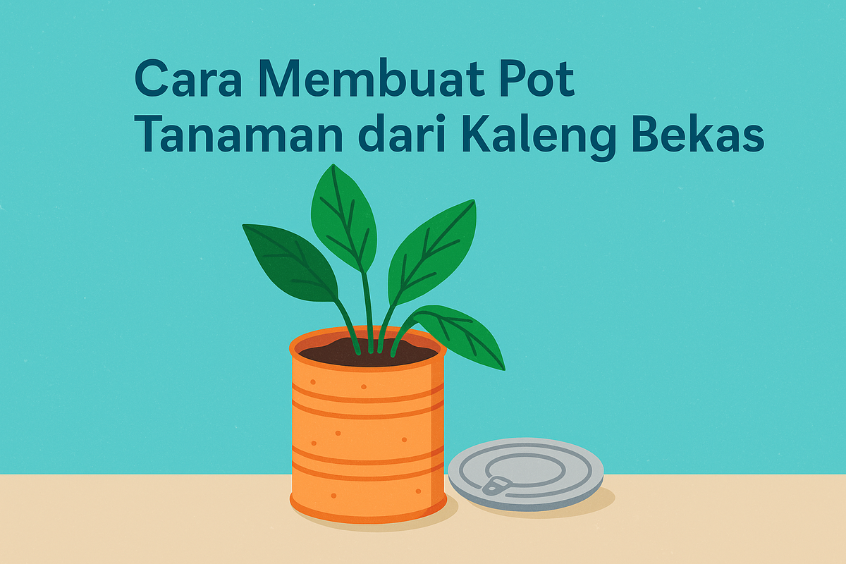 Cara Membuat Pot Tanaman dari Kaleng Bekas: Praktis, Estetik, dan Ramah Lingkungan