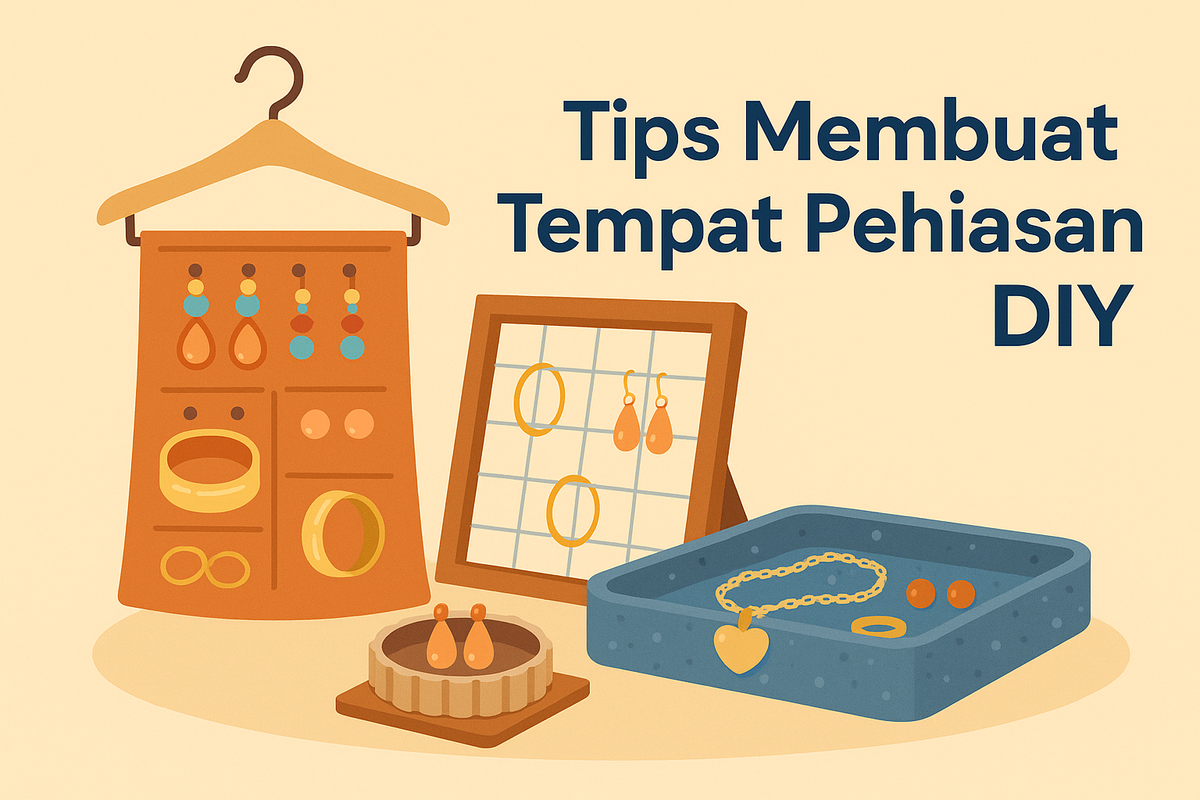 Tips Membuat Tempat Perhiasan DIY: Cantik, Praktis, dan Penuh Sentuhan Personal