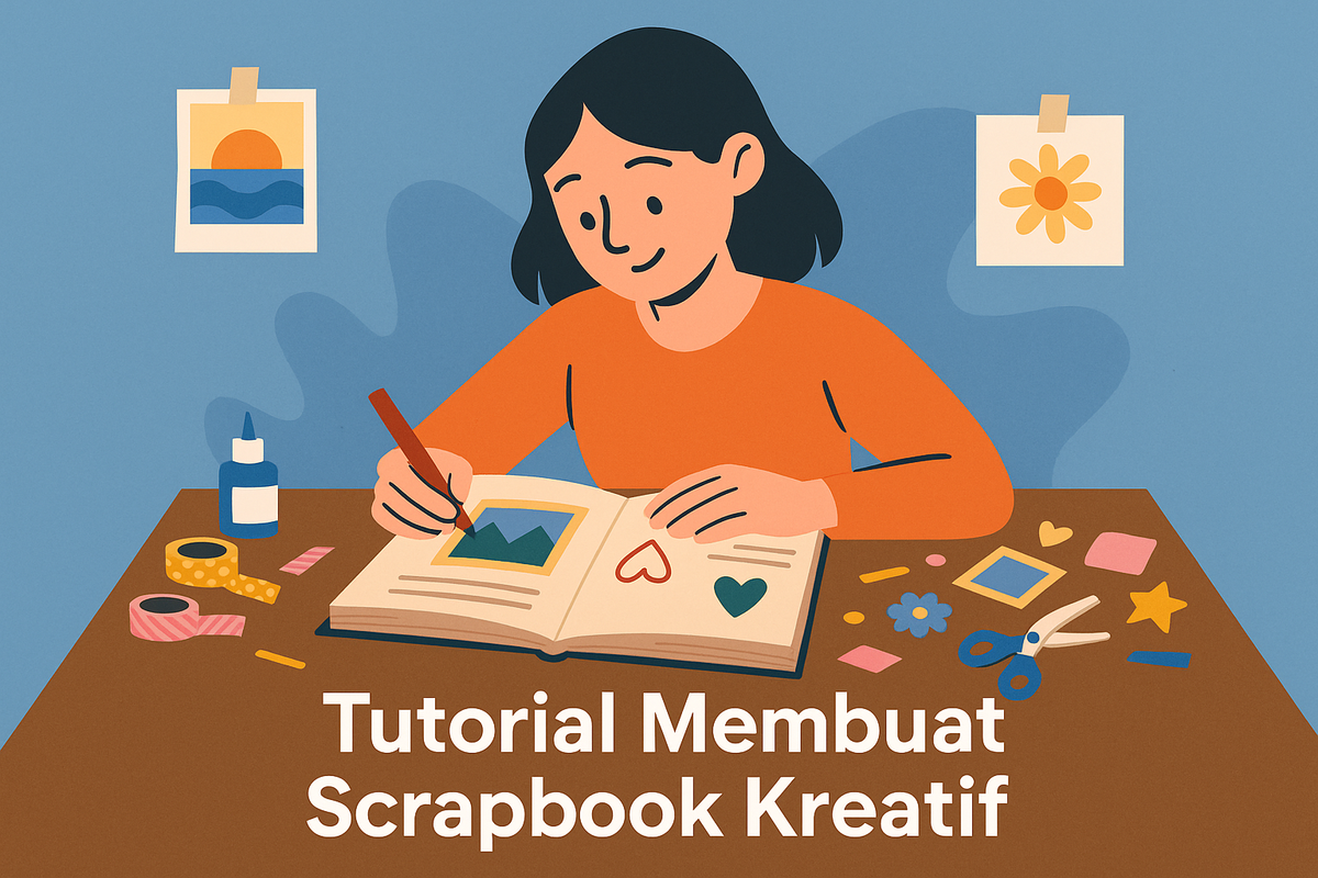 Tutorial Membuat Scrapbook Kreatif: Kenangannya Nempel, Hatinya Ngangen