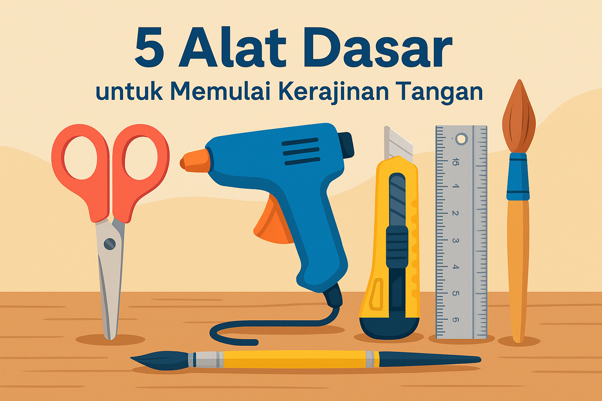5 Alat Dasar untuk Memulai Kerajinan Tangan