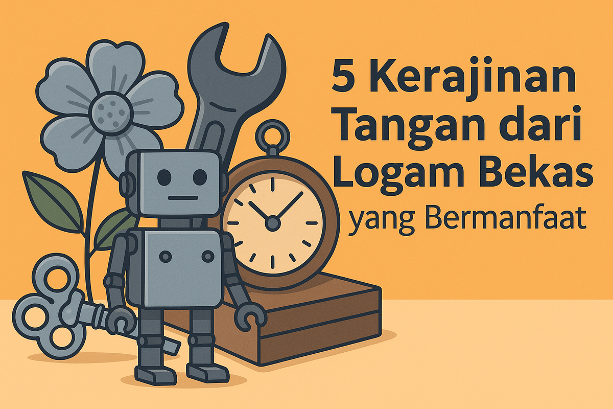 5 Kerajinan Tangan dari Logam Bekas yang Bermanfaat