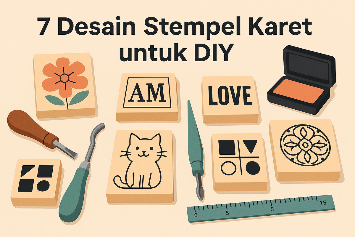 7 Desain Stempel Karet untuk DIY