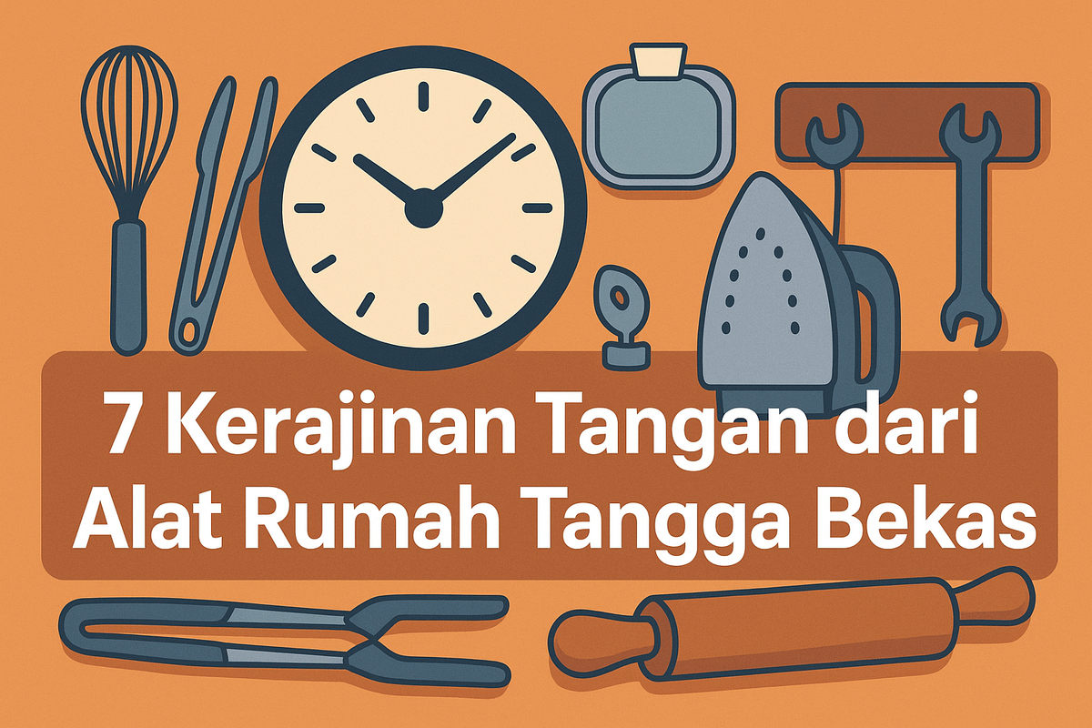 7 Kerajinan Tangan dari Alat Rumah Tangga Beka