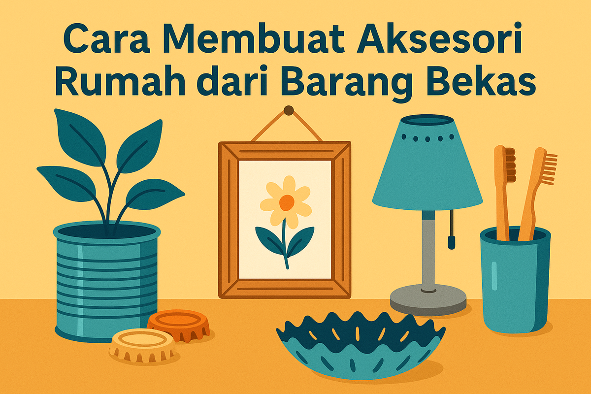 Cara Membuat Aksesori Rumah dari Barang Bekas