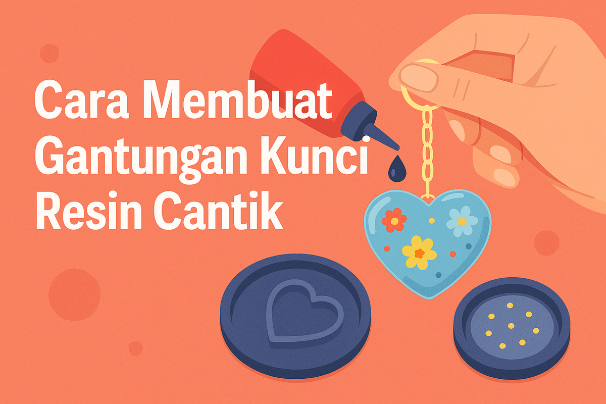 Cara Membuat Gantungan Kunci Resin Cantik