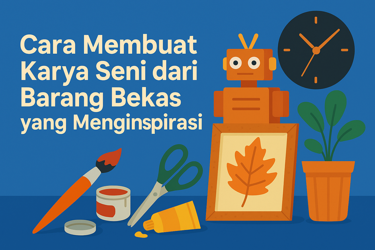 Cara Membuat Karya Seni dari Barang Bekas yang Menginspirasi