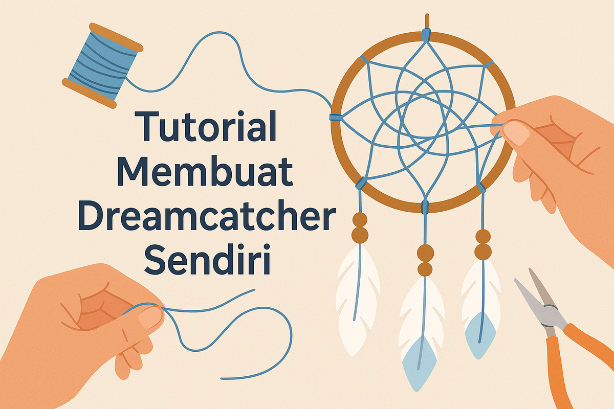 Tutorial Membuat Dreamcatcher Sendiri